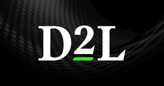 D2L logo black